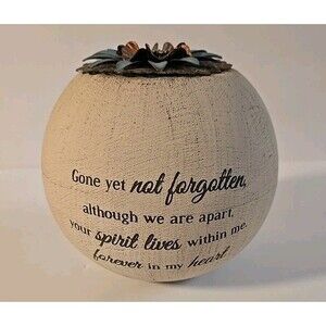 Pavilion Gift Company 19093 Forever in My Heart Terra Cotta Candle Holder, 4-In